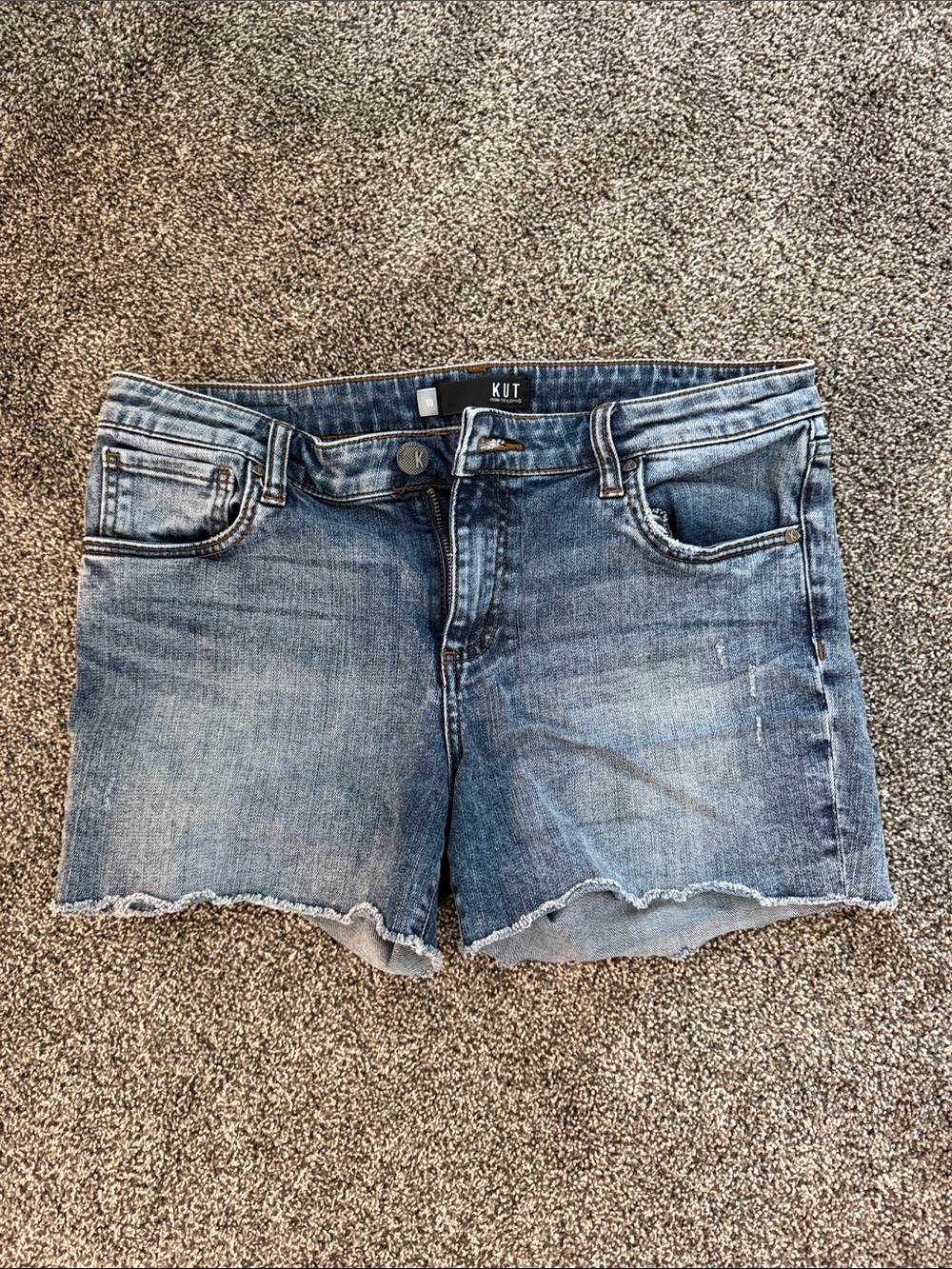 Kut from the Kloth Light Blue Denim Jean Shorts
